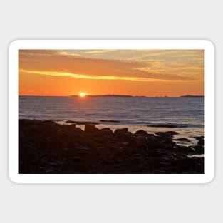 Isles of Shoals Sunrise 12 Sticker